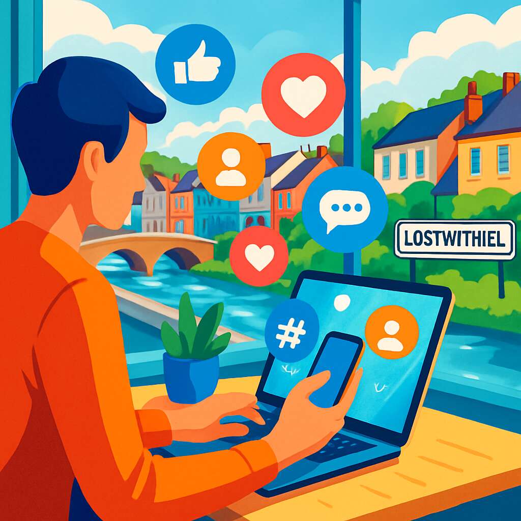 Social Media Services in	Lostwithiel (town)