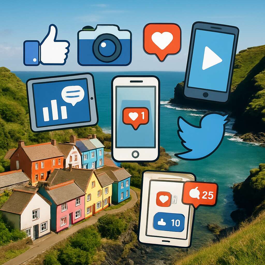 Social Media Services in	Tintagel (village)