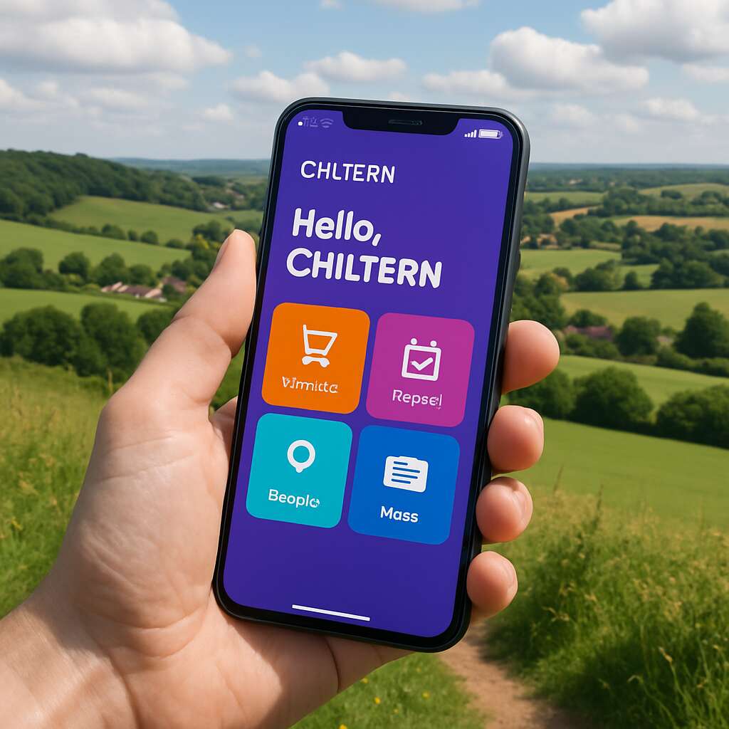 Mobile App Services in	Chiltern (district)