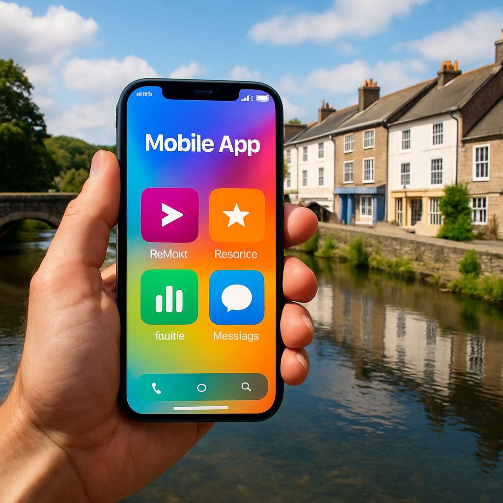 Mobile App Services in	Lostwithiel (town)