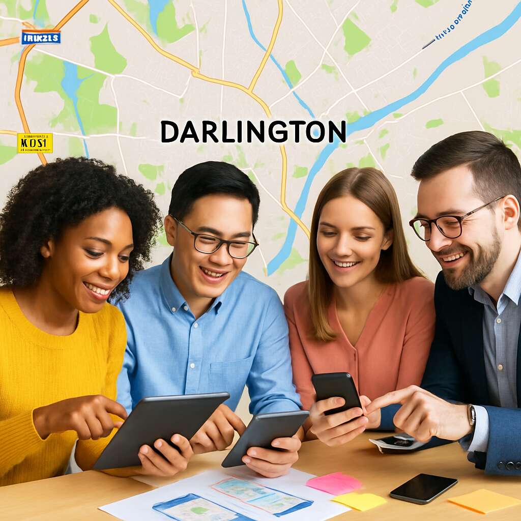 Mobile App Services in	Darlington (town and unitary authority)