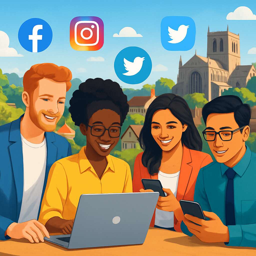 Social Media Services in	Repton (village)