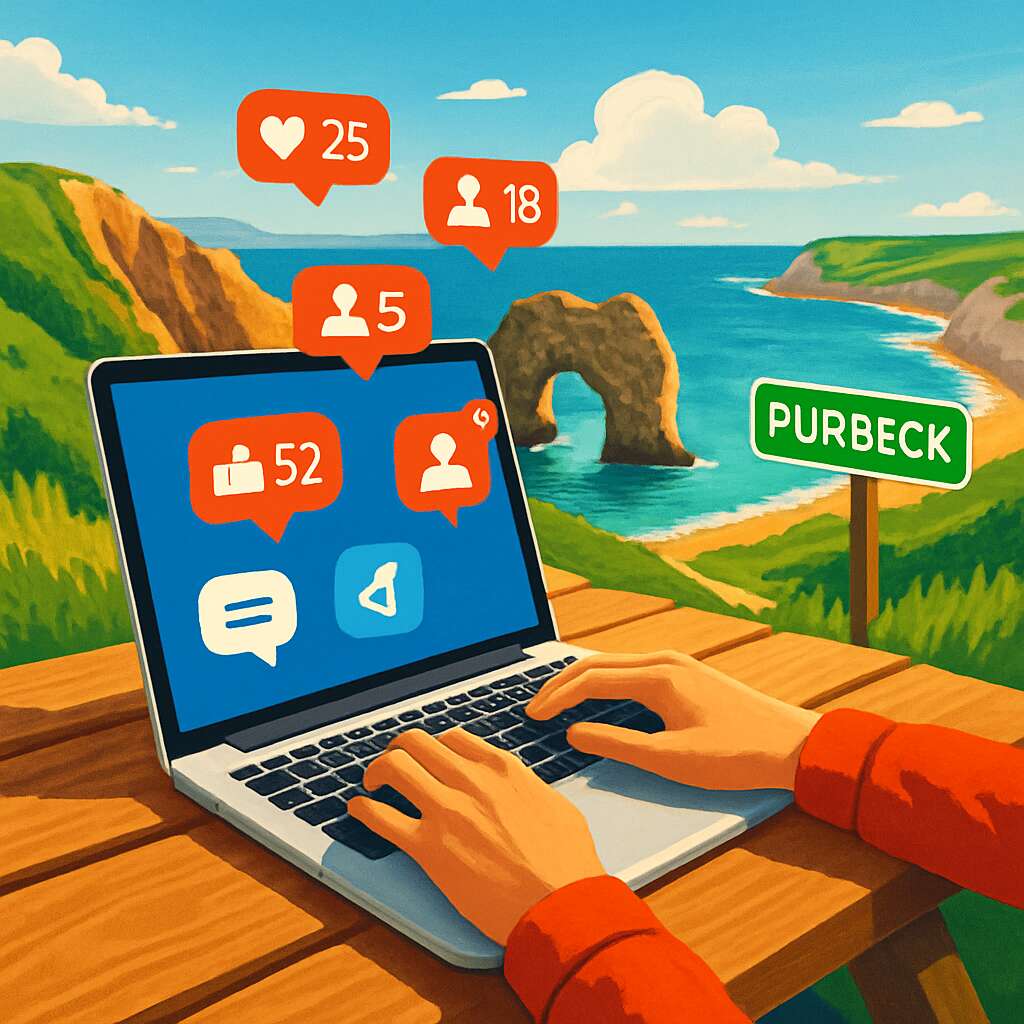 Social Media Services in	Purbeck (district)