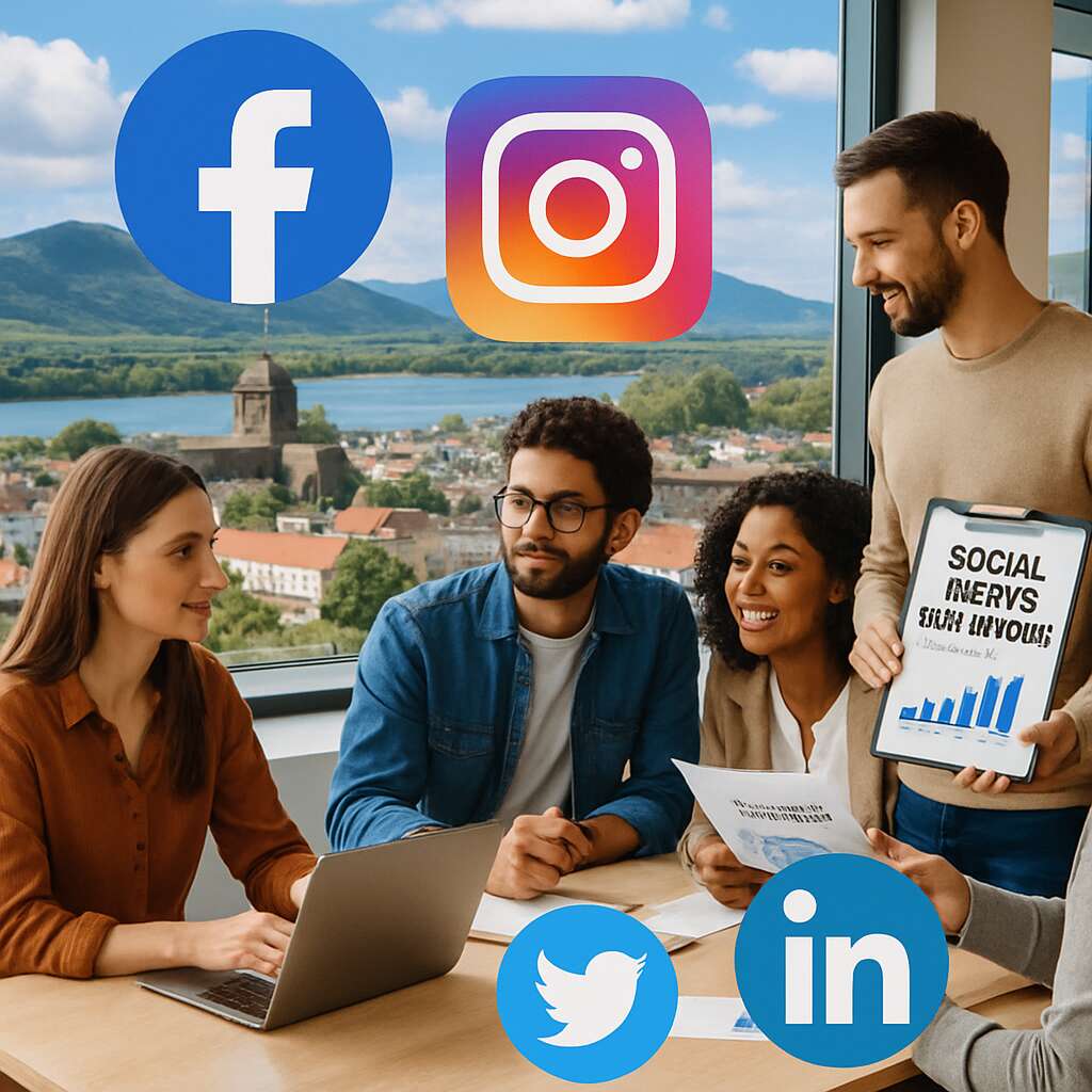Social Media Services in	Allerdale (district)