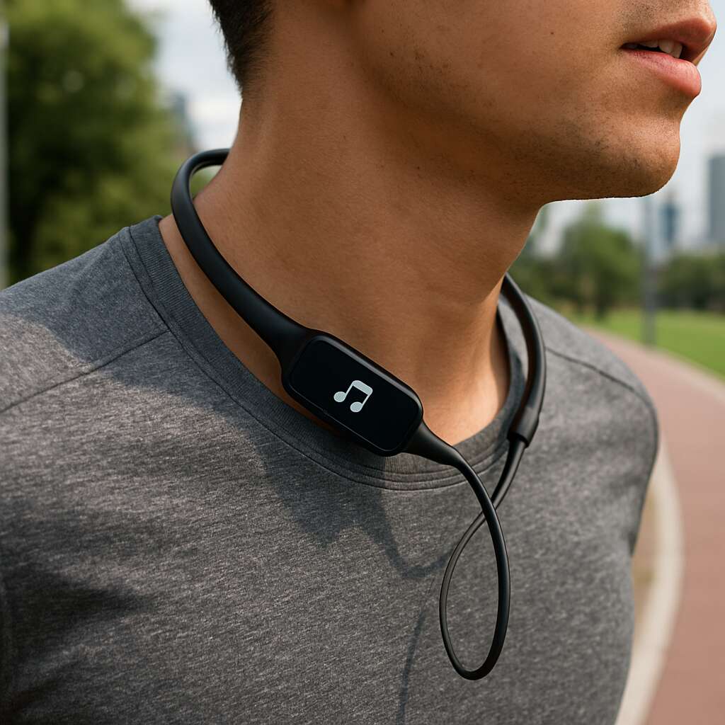 Streaming wearables (neckband displays, phone-free music gear)