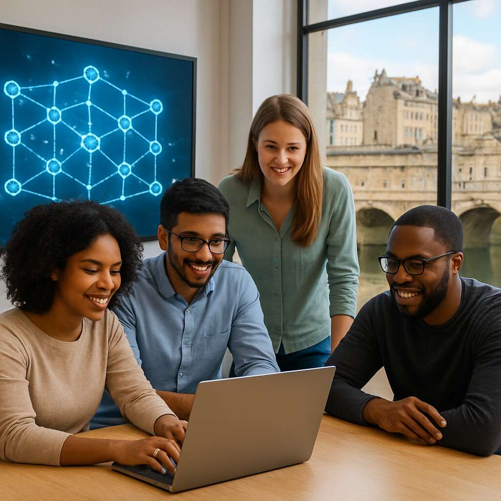 Blockchain Development in	Bath and North East Somerset (unitary authority)
