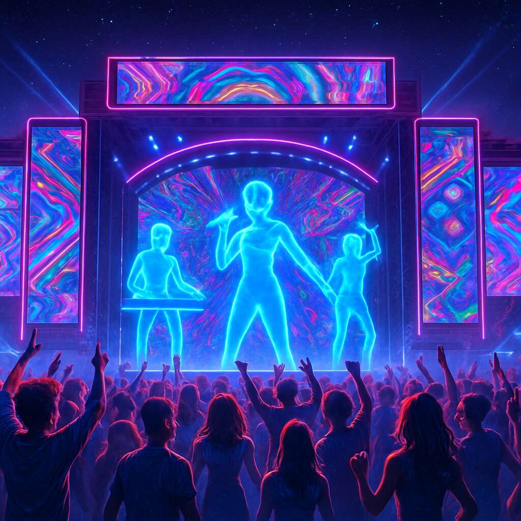 AI-Generated Music Festivals