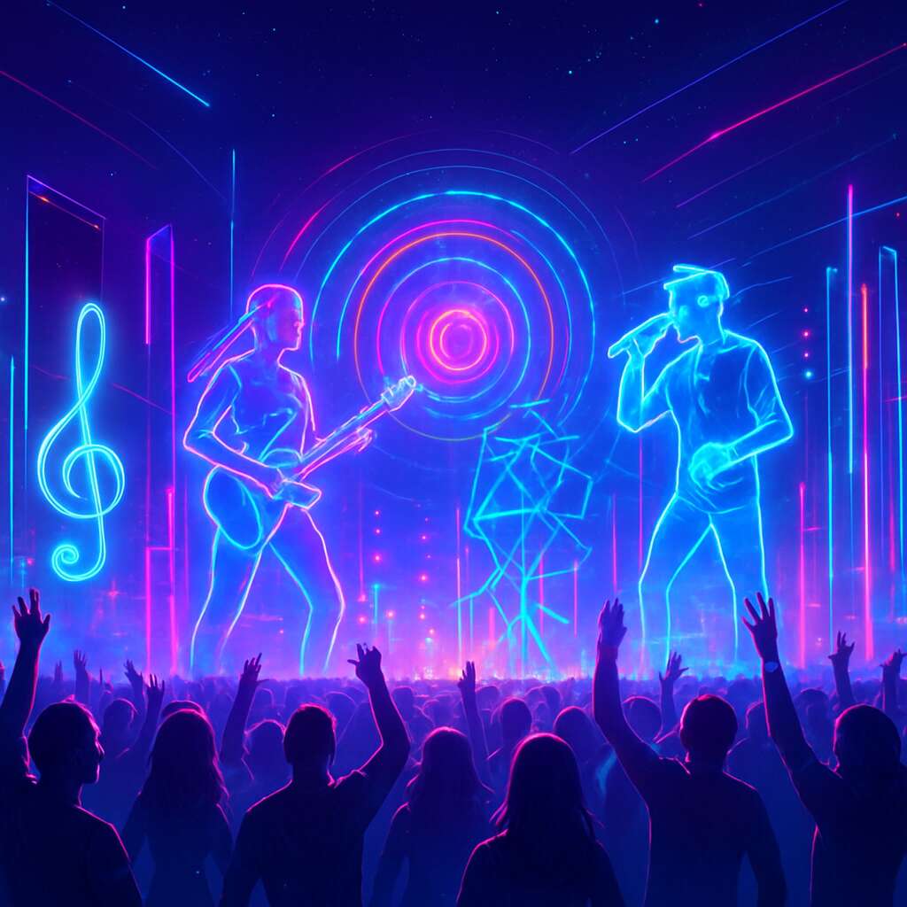 AI-Generated Music Festivals
