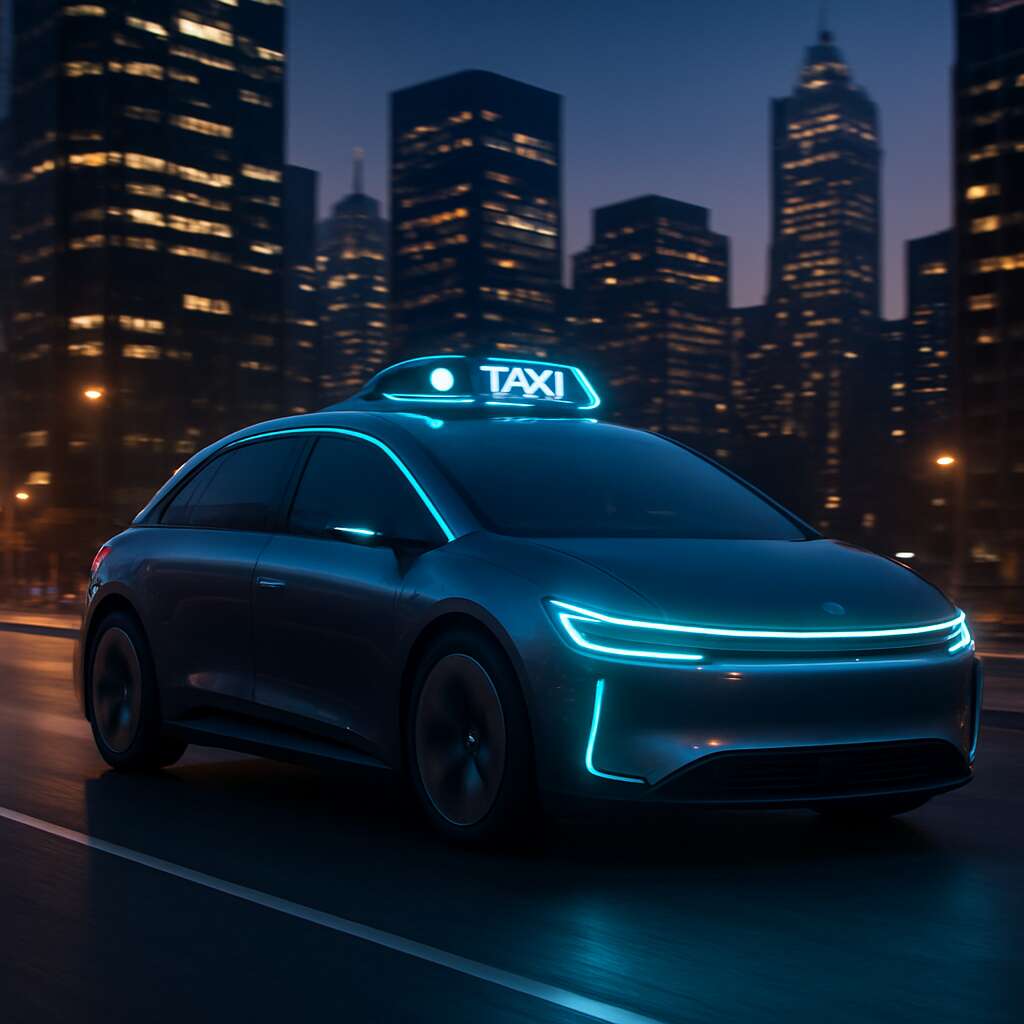 AI-Powered Autonomous Taxis (dual-use mobility)