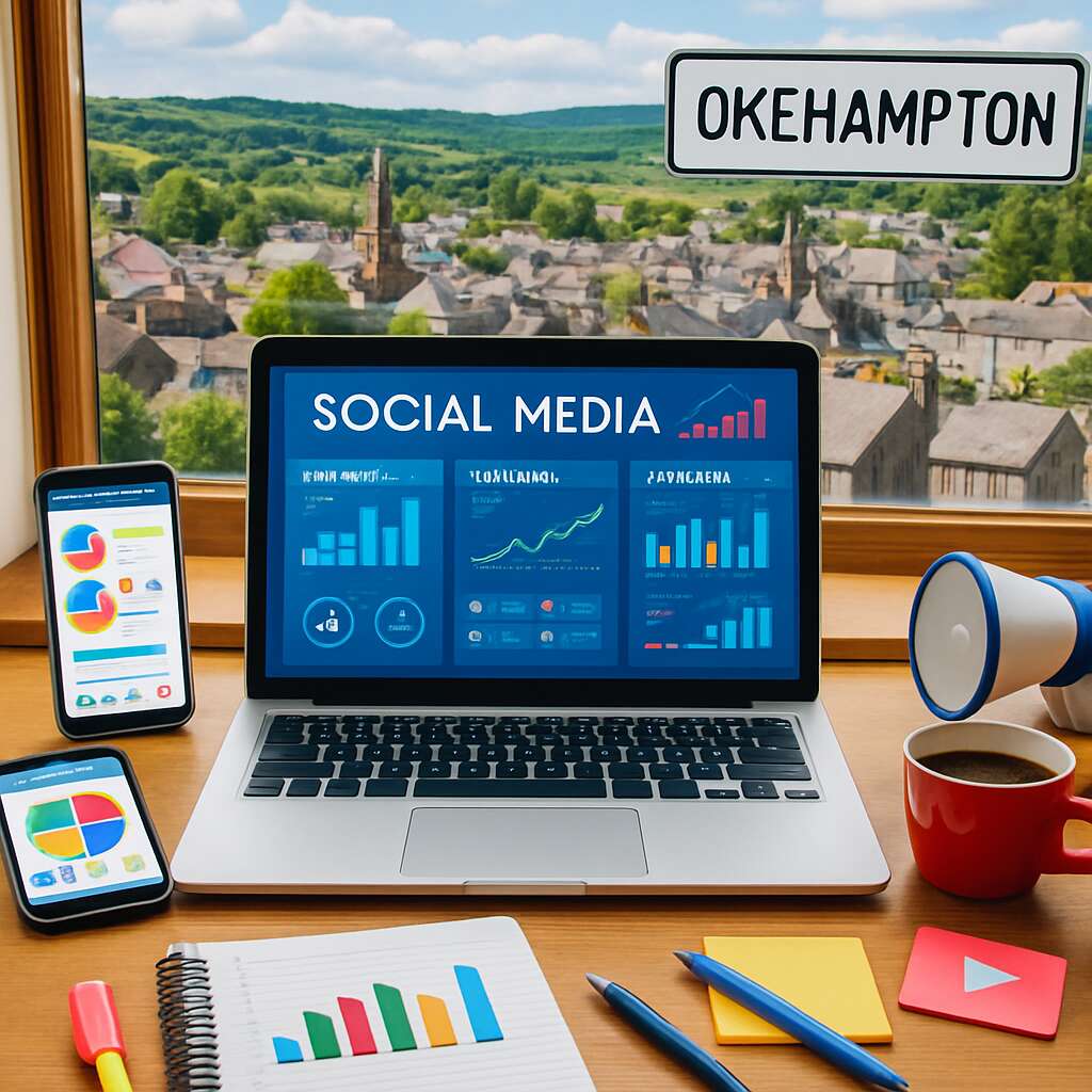 Social Media Services in	Okehampton (town)