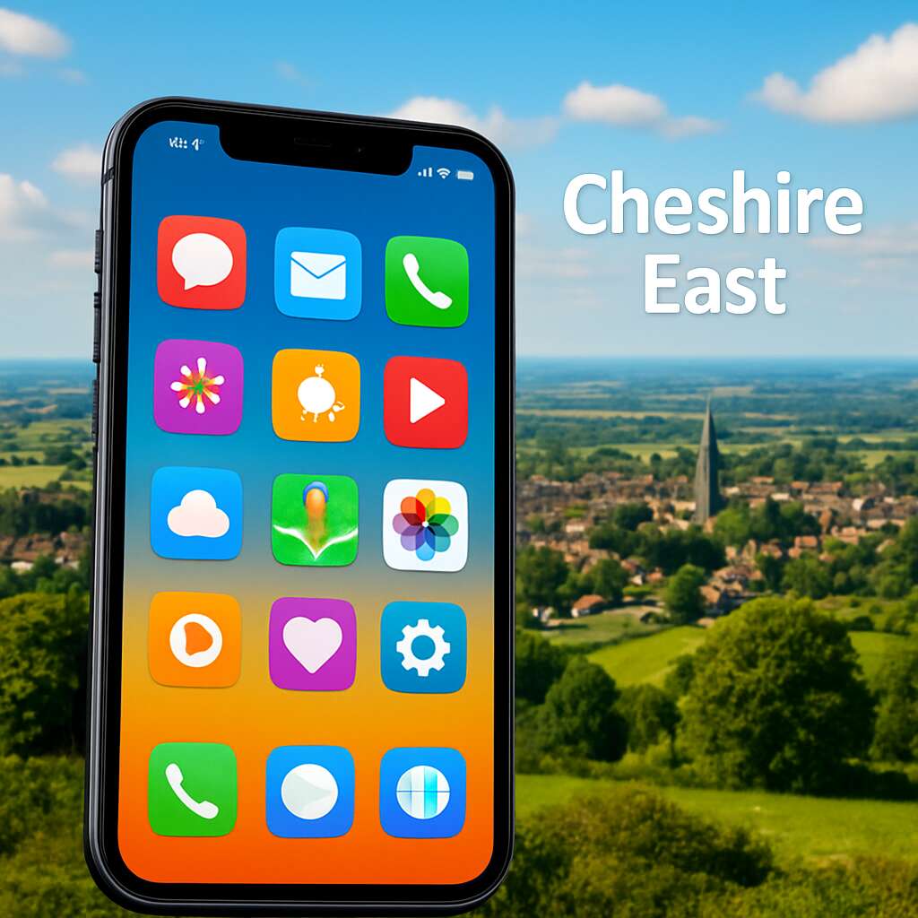 Mobile App Services in	Cheshire East (unitary authority)