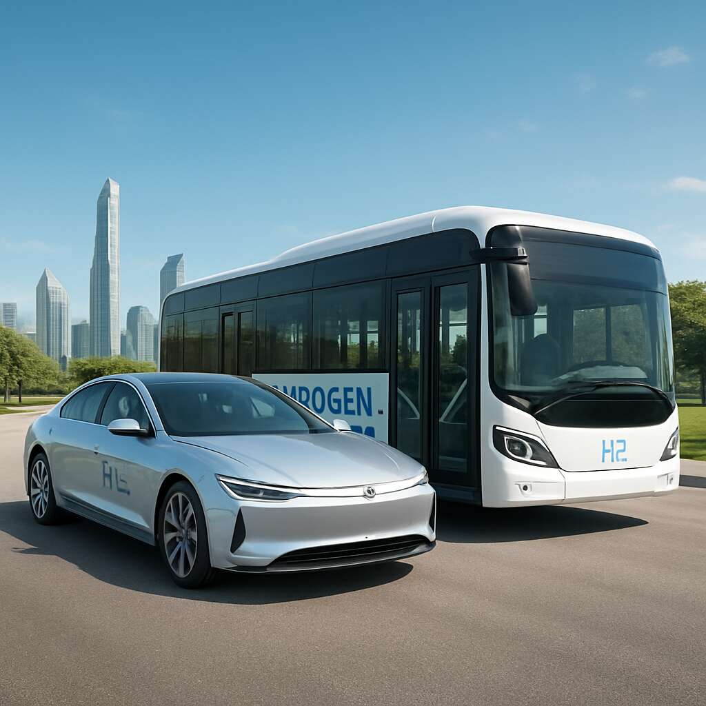 Hydrogen-powered cars & buses